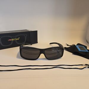 Black Over-Your-Glasses Sunglasses